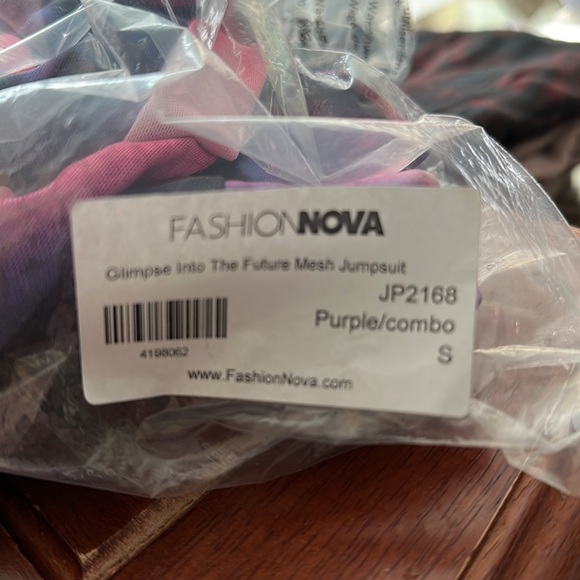 FashionNova glimpse into the future mesh jumpsuit. Burning Man bodysuit - Picture 5 of 6